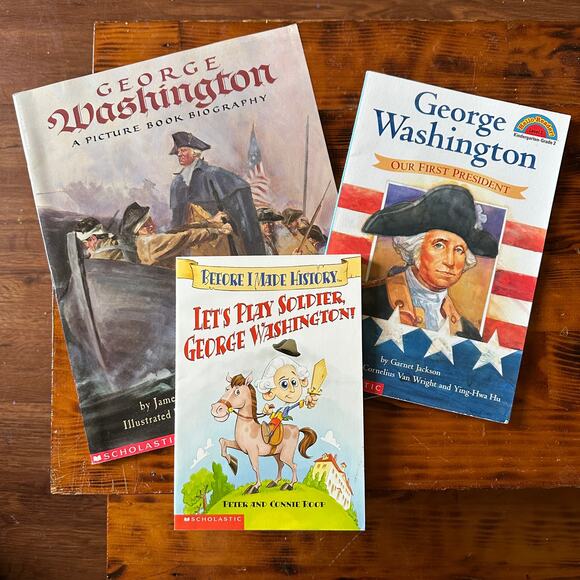Vintage George Washington Bundle of 3 Paperback Books - Picture 1 of 13